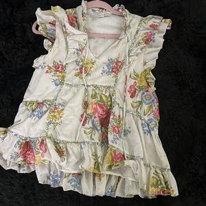 Love the label ruffle blouse